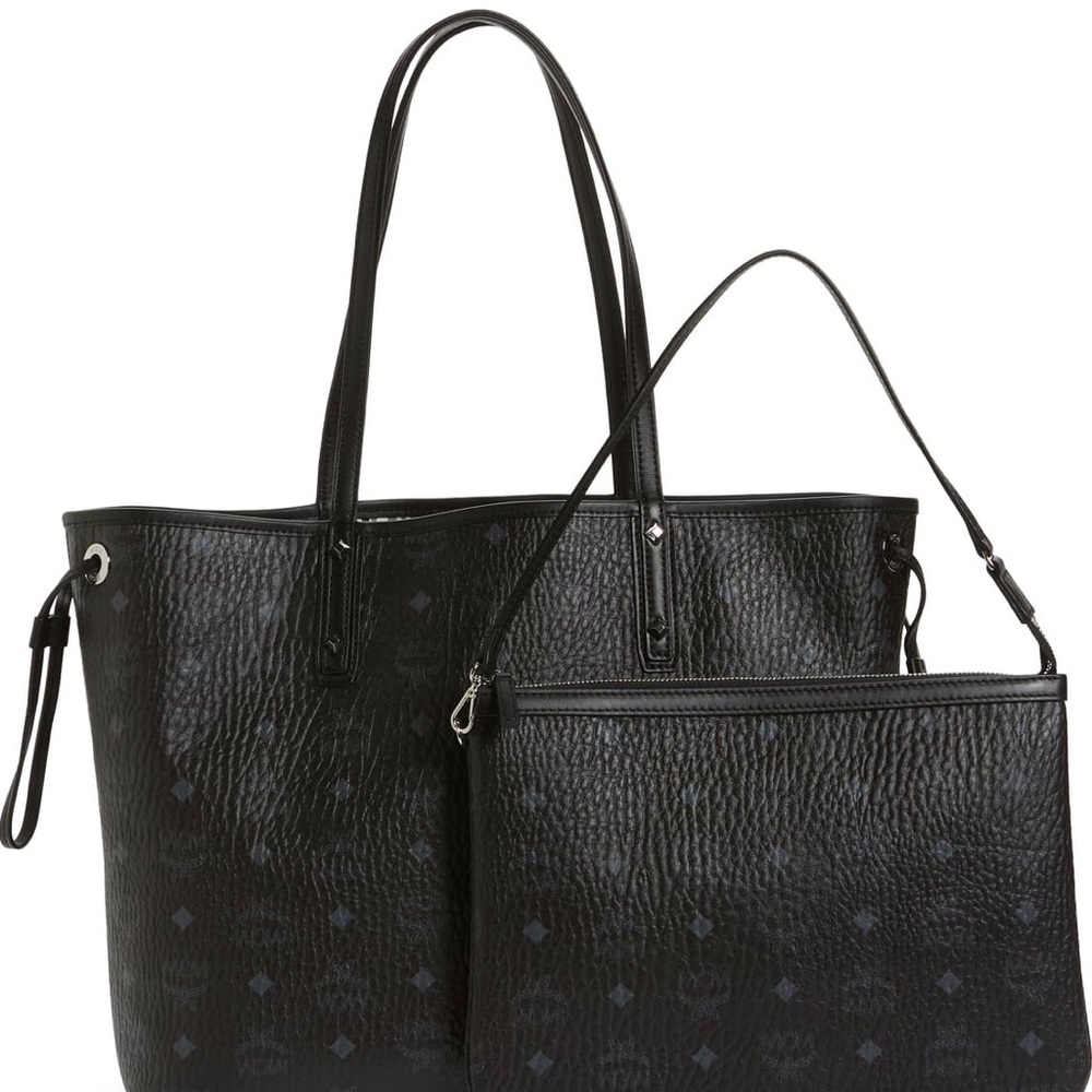 MCM Medium Reversible Shopper & Pouch (NWT)